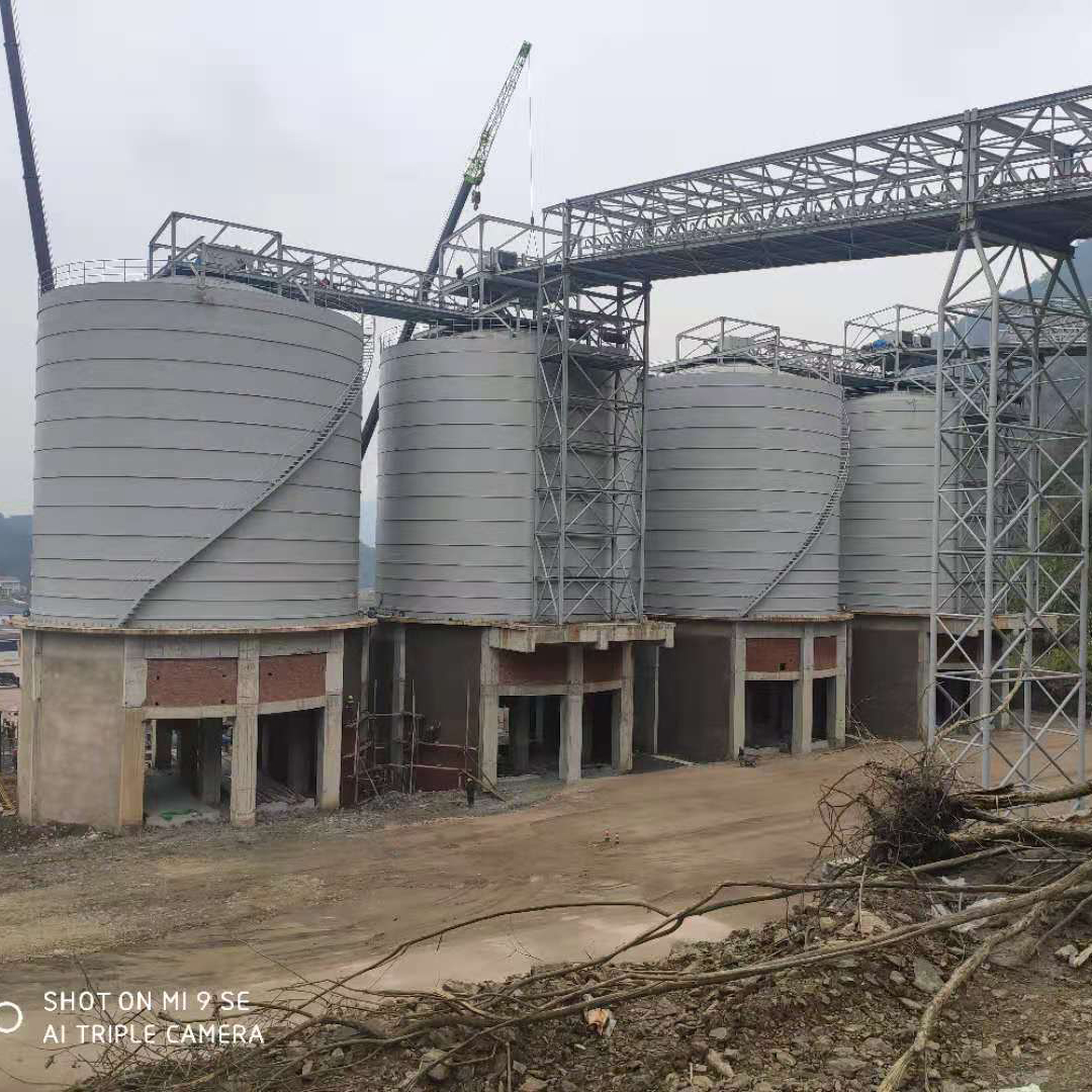 昆玉3000吨骨料钢板库